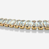 Bordeaux Baguette Bracelet